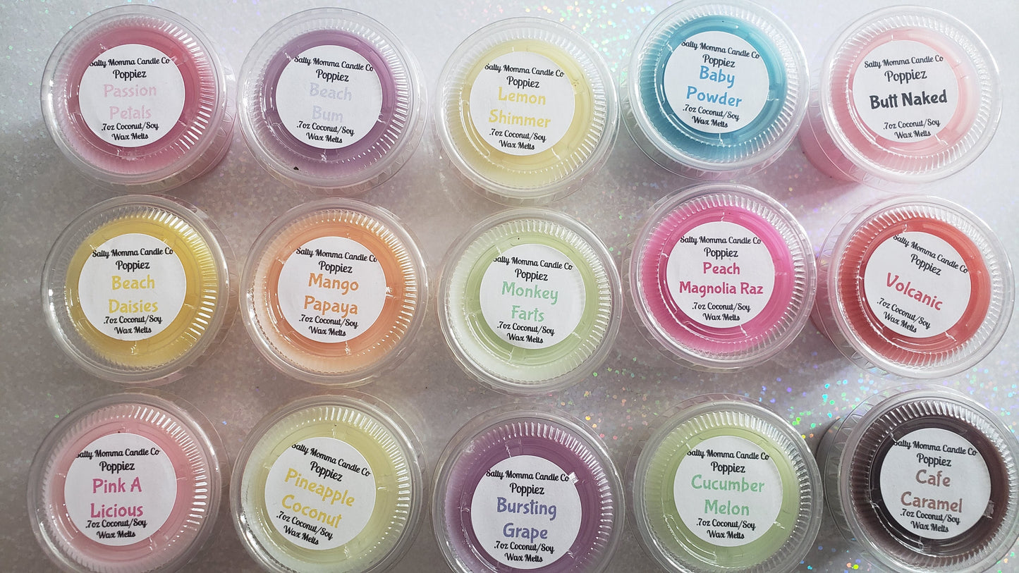 Poppiez Wax Melts-Coconut/Soy Wax Melts