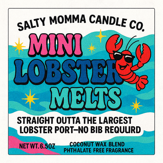 Mini Lobster Wax Melts – Straight Outta the Largest Lobster Port! 6.5oz