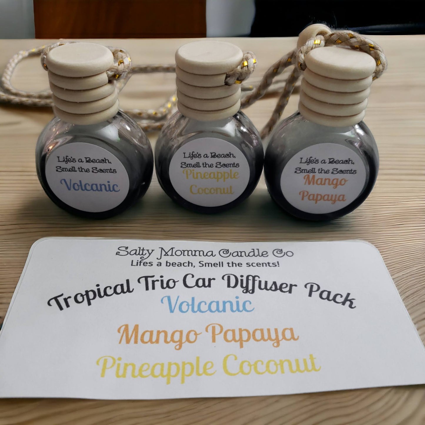 3 Pack Hanging Car Diffuser