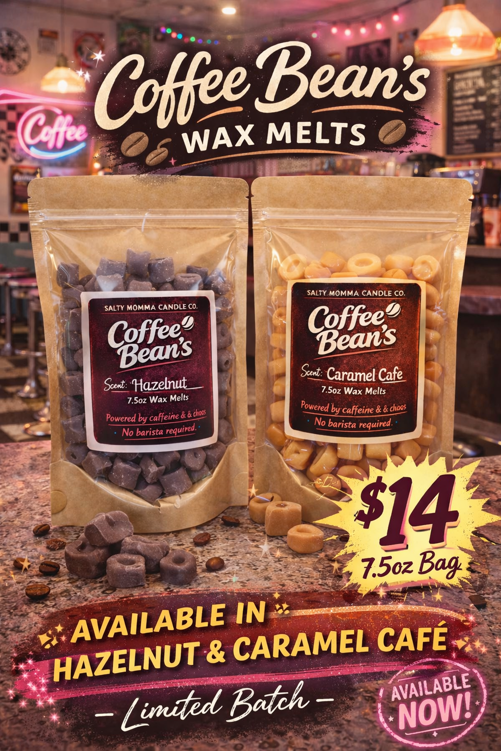 Coffee Bean Wax Melts 7.5oz